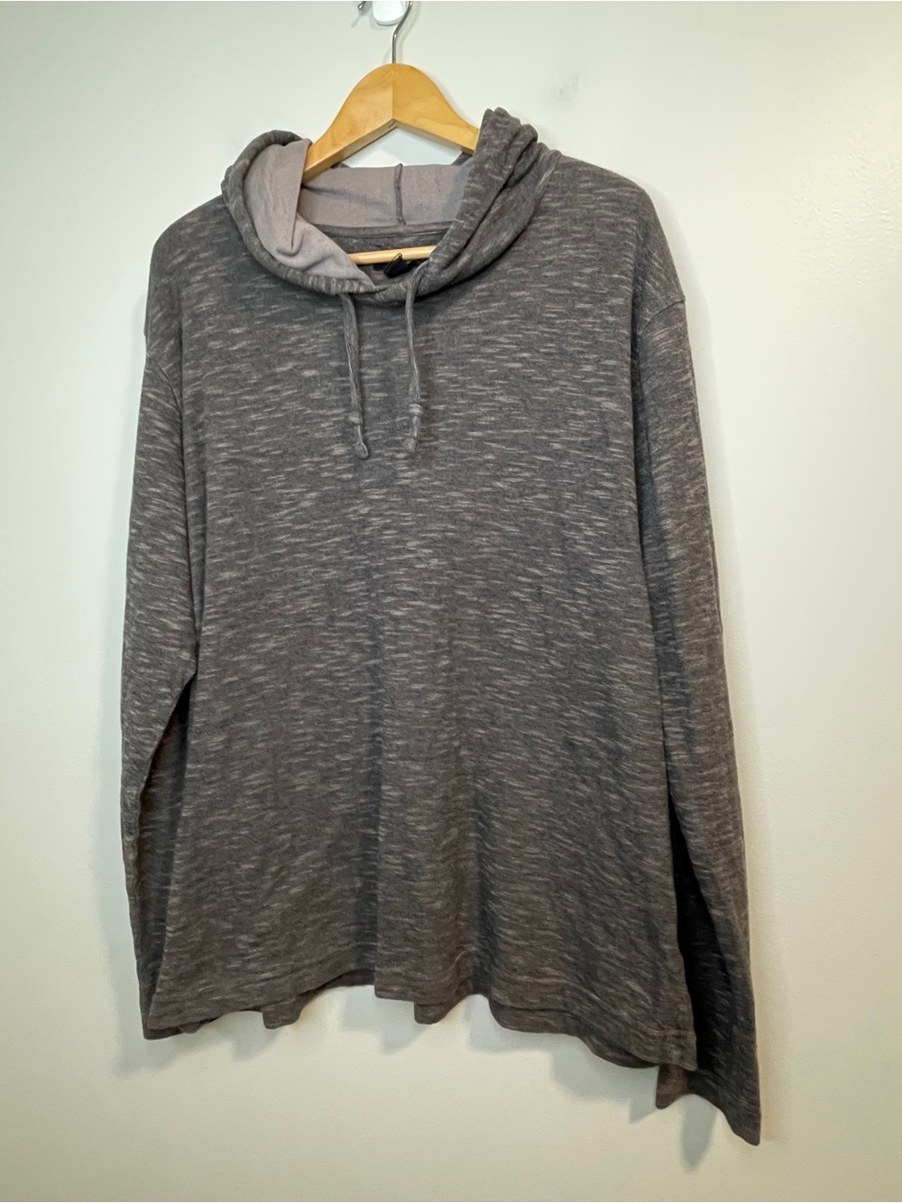 Treasure & Bond Marled Charcoal Grey Pullover Hoodie 2XL